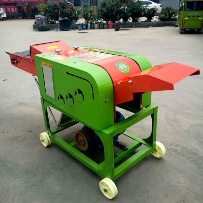 秸稈鍘草機 牛羊飼料鍘草揉絲機 新型自動進料碎草機