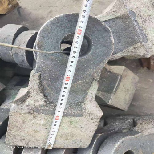 破碎機粉碎機錘頭高鉻錘頭高猛合金鋼錘頭雙金屬復合錘