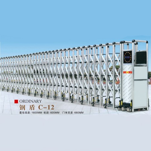 伸縮門(mén) 電動(dòng)伸縮閘 廠(chǎng)房電動(dòng)大門(mén)