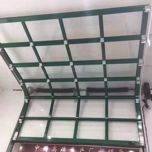 工業滑升門 廠房平開門 汽車4S店透視門