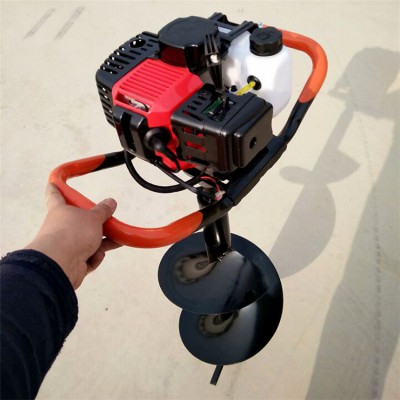 栽樹立柱打孔機 單人汽油打洞機