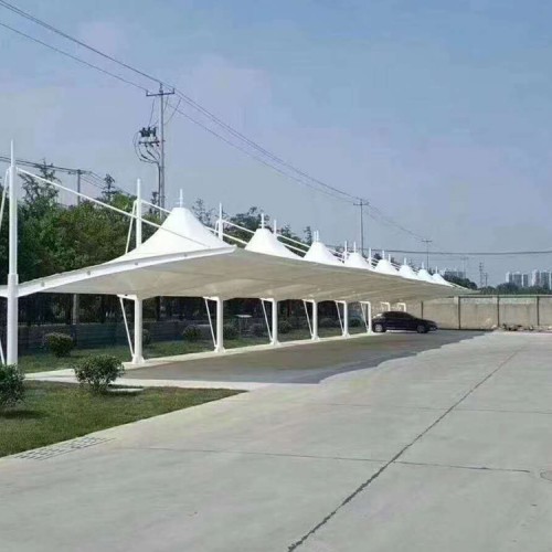 廠家定制安裝膜結構停車棚 膜結構停車棚