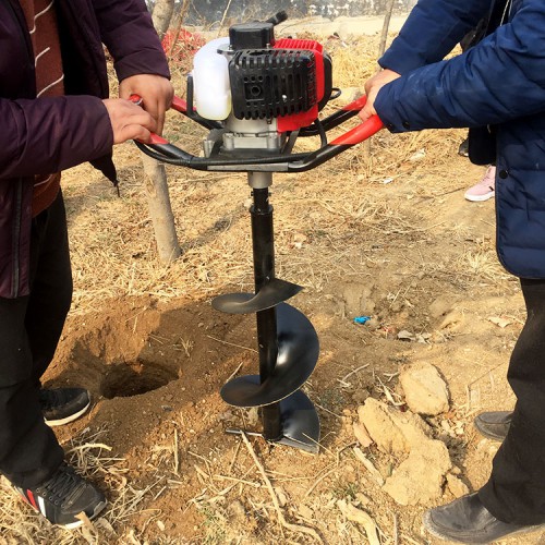 單人挖坑機 30公分直徑挖坑機 大直徑打坑機