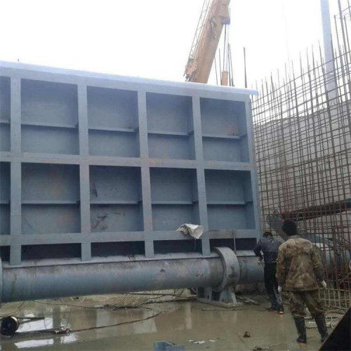 海鷹 液壓無門槽式鋼壩 液動底橫軸鋼壩 隱蔽式鋼制閘門