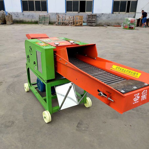 飼料粉碎機 自動進料鍘草粉碎機 5噸雜草粉碎機