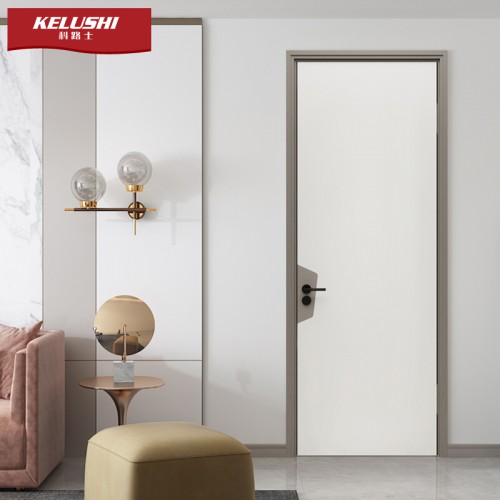 科路士典雅白套灰極簡(jiǎn)實(shí)木復(fù)合門