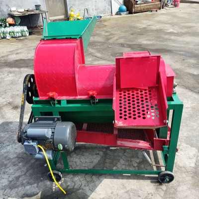 電動打谷機 稻谷打場脫粒機 移動式小型高粱脫粒機