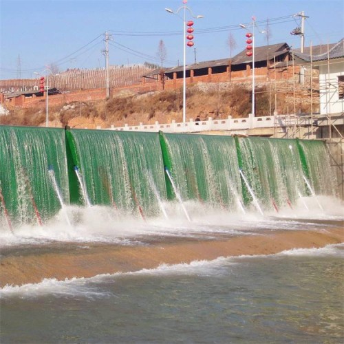 海鷹 景觀合頁壩 縱梁式鋼制閘門 噴鋅鋼閘門 生態液壓壩標準