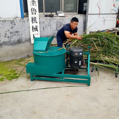 鮮草打漿機 青草秸稈粉碎機 養鵝用的草漿機