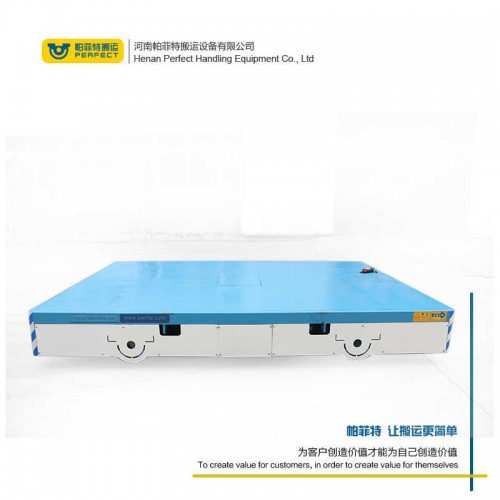 廠家直銷 20噸液壓升降電動平車 橫縱移動車無軌膠輪車蓄電池