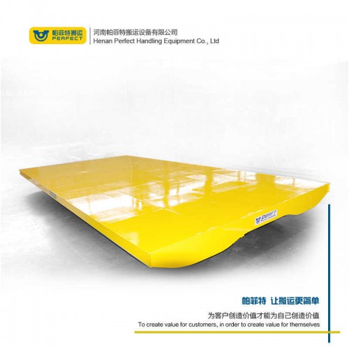 定制自卸式電動平車頂升平板車無軌有道軌升降搬運工具車擺渡平車