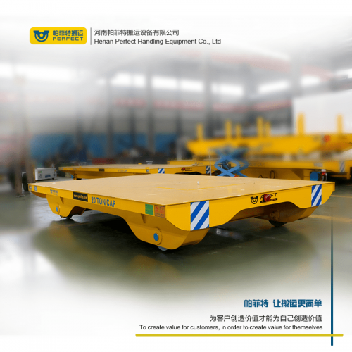 卷材軌道平板車重型電動(dòng)平板車自卸軌道平板車橫向過(guò)跨平車