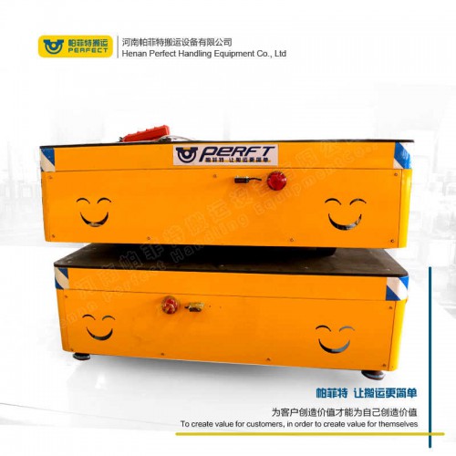 廠家 平板動力軌道車 60噸大型鋼卷電動平車 車間轉運設備