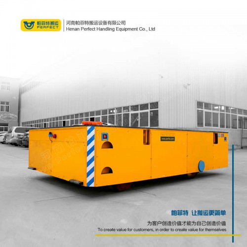 遙控器控制 蓄電池電動(dòng)平車 100噸承重?zé)o軌轉(zhuǎn)運(yùn)車 行車過跨運(yùn)輸
