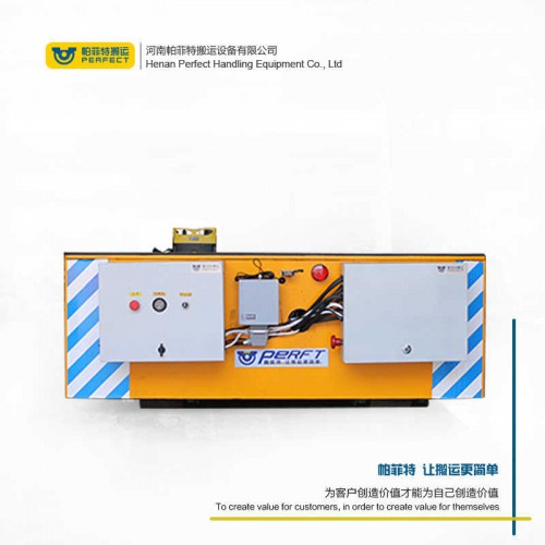貨物運輸 自動化軌道平車 100噸承重?zé)o軌轉(zhuǎn)運車 行車過跨運輸