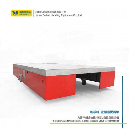 貨物運輸 平板動力軌道車 150噸軌道式電瓶車 車間轉運設備