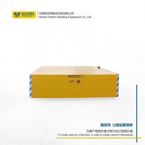 遙控器控制 橫移電動平車 45噸載重廠區轉運車 行車過跨運輸