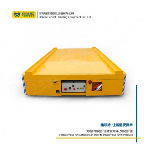 遙控器控制 軌道電動平車 100噸承重無軌轉運車 行車過跨運輸