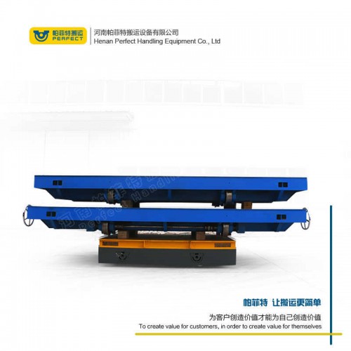 廠家 軌道電動平車 75噸載重液壓轉向無軌車 廠家直銷