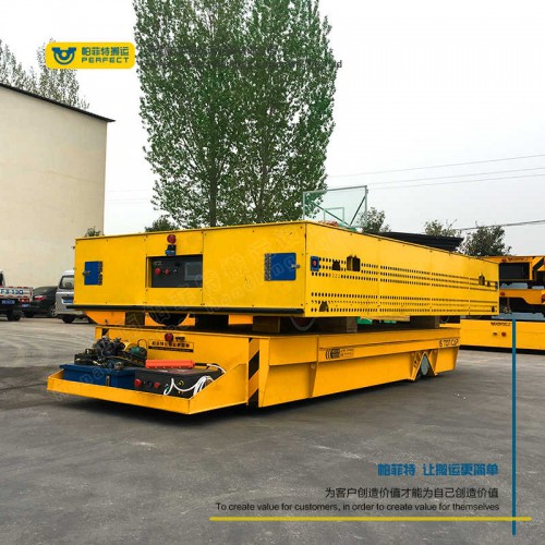 拉運平把車 橫移電動平車 45噸載重廠區轉運車 廠家直銷