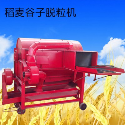 家用打谷機 谷子打粒機 125大型高粱水稻脫粒機