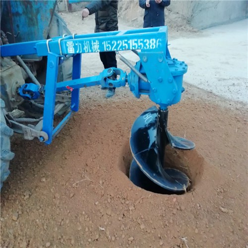 拖拉機挖樹坑機 大型植樹打坑設備