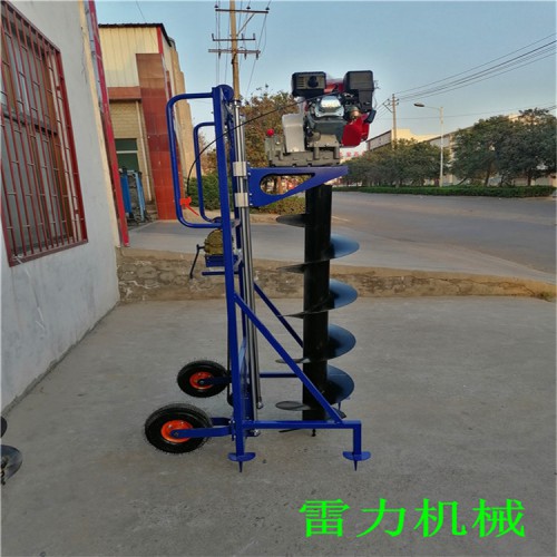 鉆孔栽桿工具 自動打坑電線桿鉆孔機