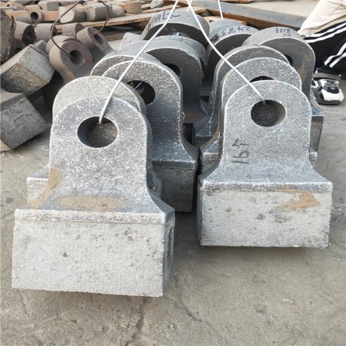 定制破碎機(jī)高錳鋼耐磨錘頭 高錳鋼甩錘 高鉻合金錘頭襯鄂