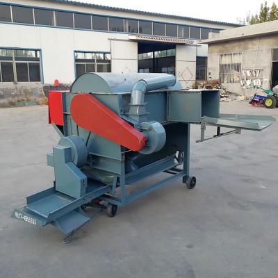 125打谷子機 河南谷子脫粒機 大型四清帶風(fēng)機脫谷機