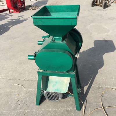 玉米破碎機 糧食顆粒破碎機 20型豆子擠扁機