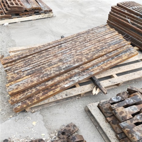 加工銷售錘式破碎機配件破碎機高錳鋼篦條破碎機錳鋼篩條規格