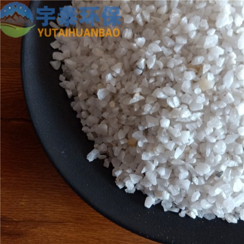 石英砂 廠家批發景觀造景化工濾料噴砂污水處理高純度濾料石英砂