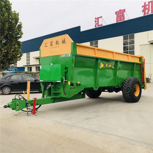 爆款大型撒糞車 雙豎螺旋式撒糞機 農場濕糞拋撒設備