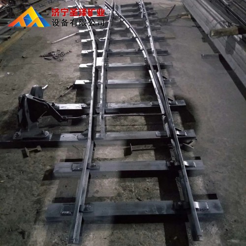供應(yīng)煤礦用單開道岔 左開右開道岔