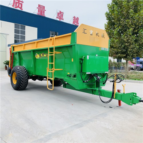 雙豎螺旋破碎式撒糞車