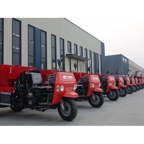 五輪三輪撒糞機  鮮糞機  散糞車 撒肥一體機 大棚專用