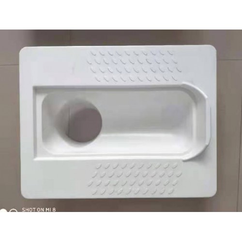 涌澤 玻璃鋼蹲便器 易沖洗 不發黃