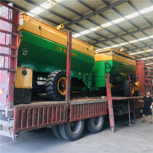 石灰攤布車 震動式鋪灰機