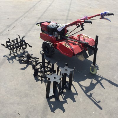 手推式松土機(jī) 農(nóng)作物旋耕耕地機(jī) 170汽油四驅(qū)微耕機(jī)