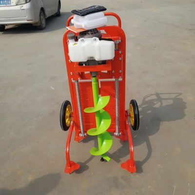 立柱挖坑機(jī) 電線桿子打窩機(jī) 葡萄園支架打孔機(jī)