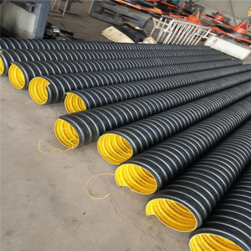 HDPE鋼帶增強螺旋波紋管   大口徑鋼帶波紋管廠家