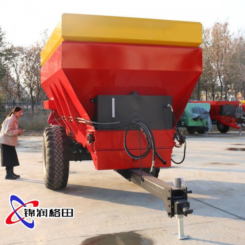 吉田機械撒肥機 牛羊糞撒糞機