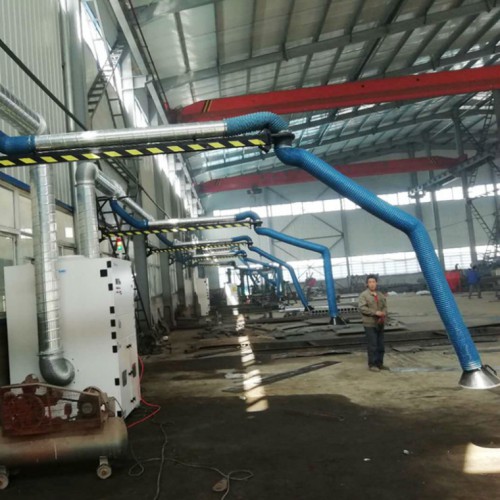 大工件焊接集中除塵器 罐體焊接集中除塵 懸臂式集中除塵