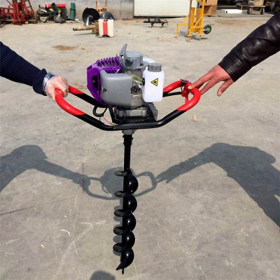 樂民牌單人挖坑機 栽樹打洞機 大馬力多型號打坑機