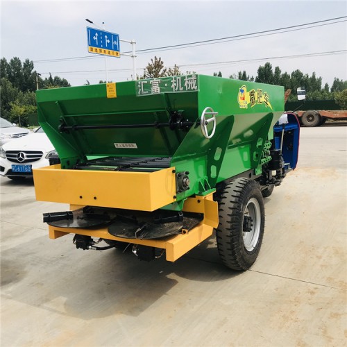 大棚拉糞撒糞一體機 自走式三輪撒糞車