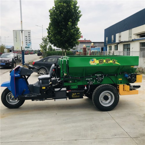 現代新型撒肥車 大棚拋灑糞肥撒糞車
