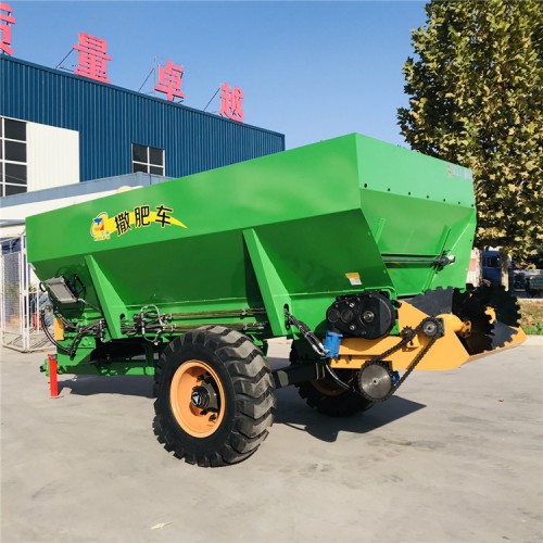 牛糞撒糞車 農家肥大田撒糞機