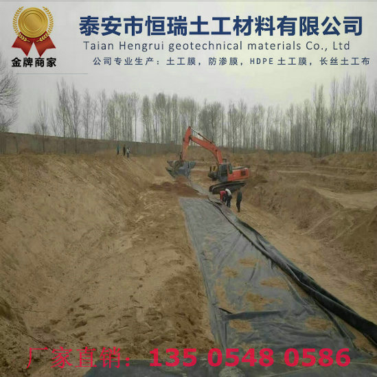 眉縣防滲土工膜國標品質(zhì)
