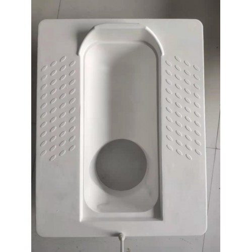 吉林玻璃鋼蹲便器農村廁所大口徑易沖洗