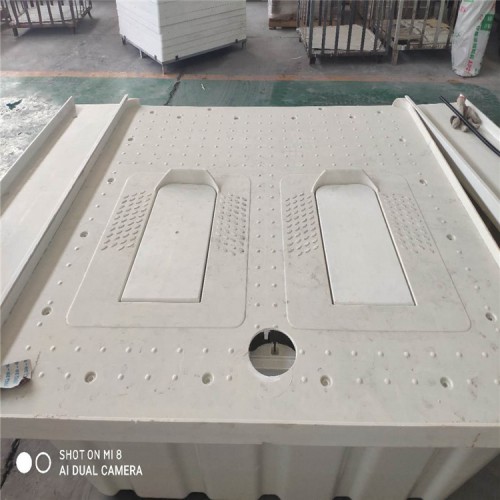 廠家直銷一體專用大口徑雙坑蹲便器